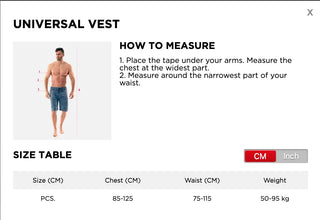 Jobe sie chart universal